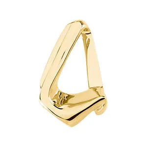 14k White Gold Fashion Chain Slide