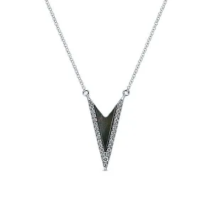14k White Gold Kaslique Fashion Necklace