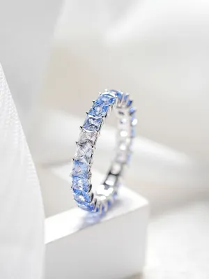 18k Gold Cushion Cut Minimalist Ring
