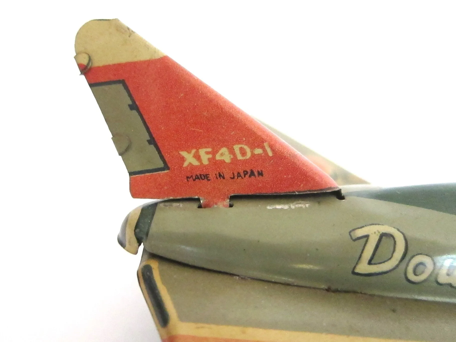1950s Cragstan Sky Ray Tin Toy Douglas Plane