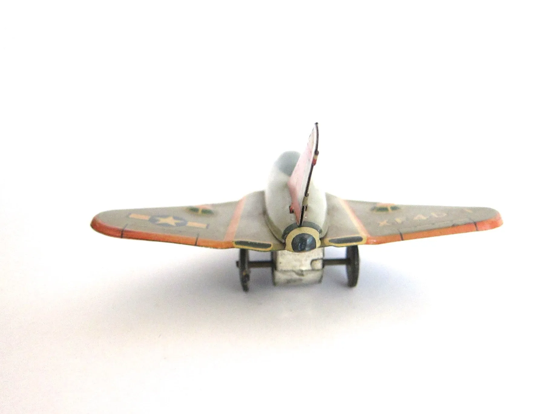 1950s Cragstan Sky Ray Tin Toy Douglas Plane