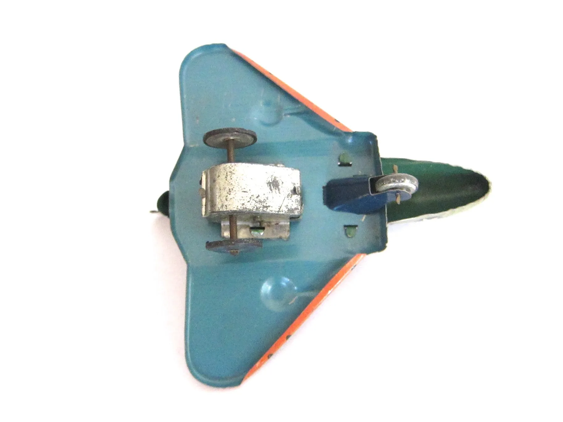 1950s Cragstan Sky Ray Tin Toy Douglas Plane