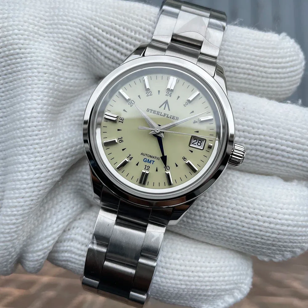 1Steelflier SF791 Elegance Collection NH34 GMT Watch