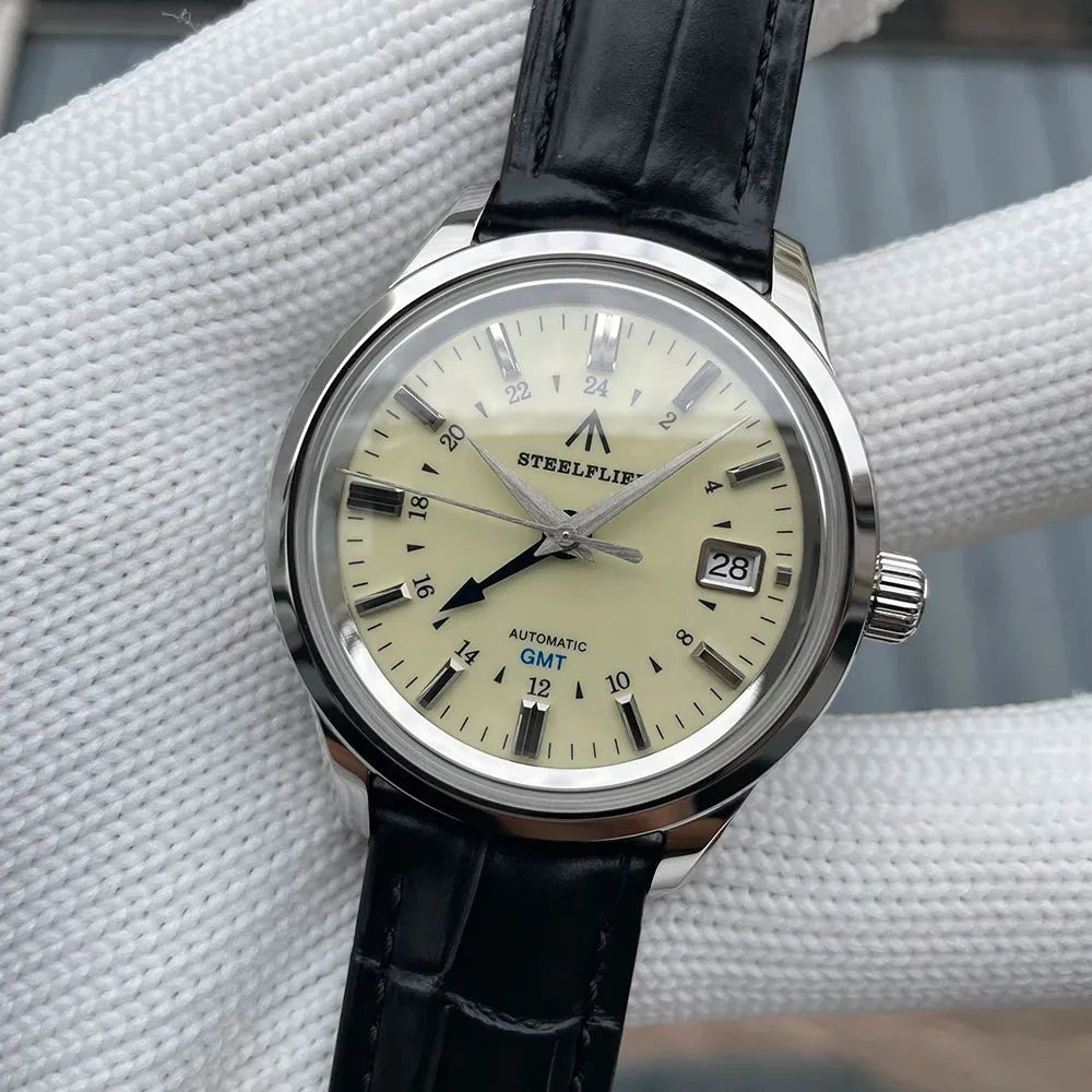 1Steelflier SF791 Elegance Collection NH34 GMT Watch