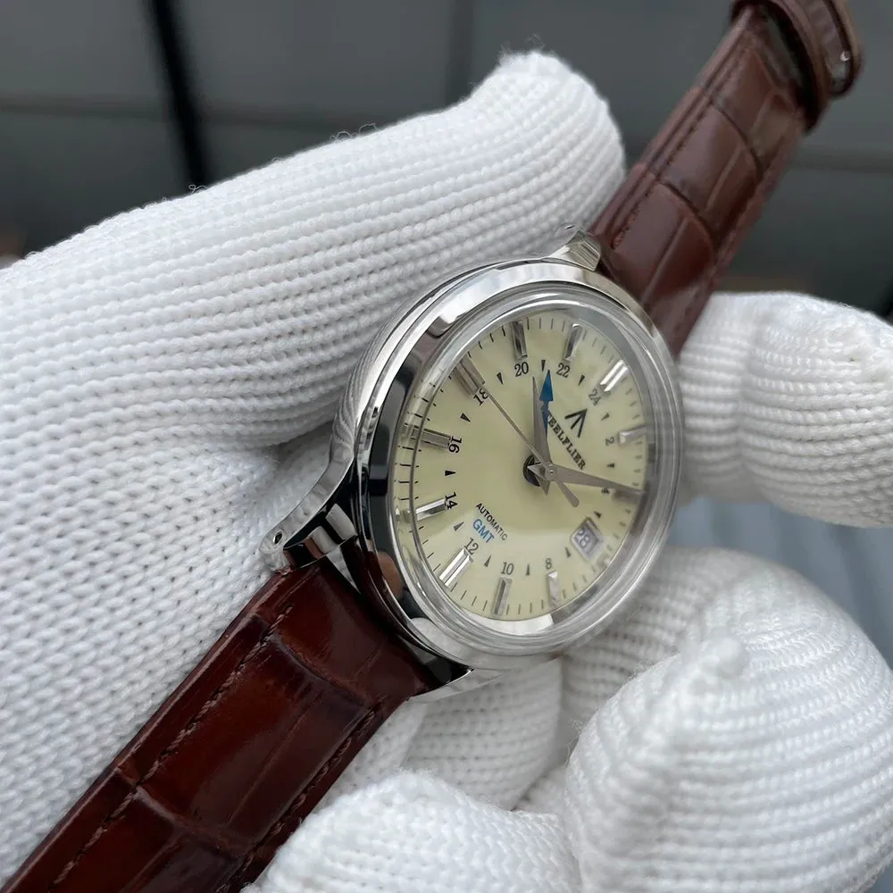 1Steelflier SF791 Elegance Collection NH34 GMT Watch