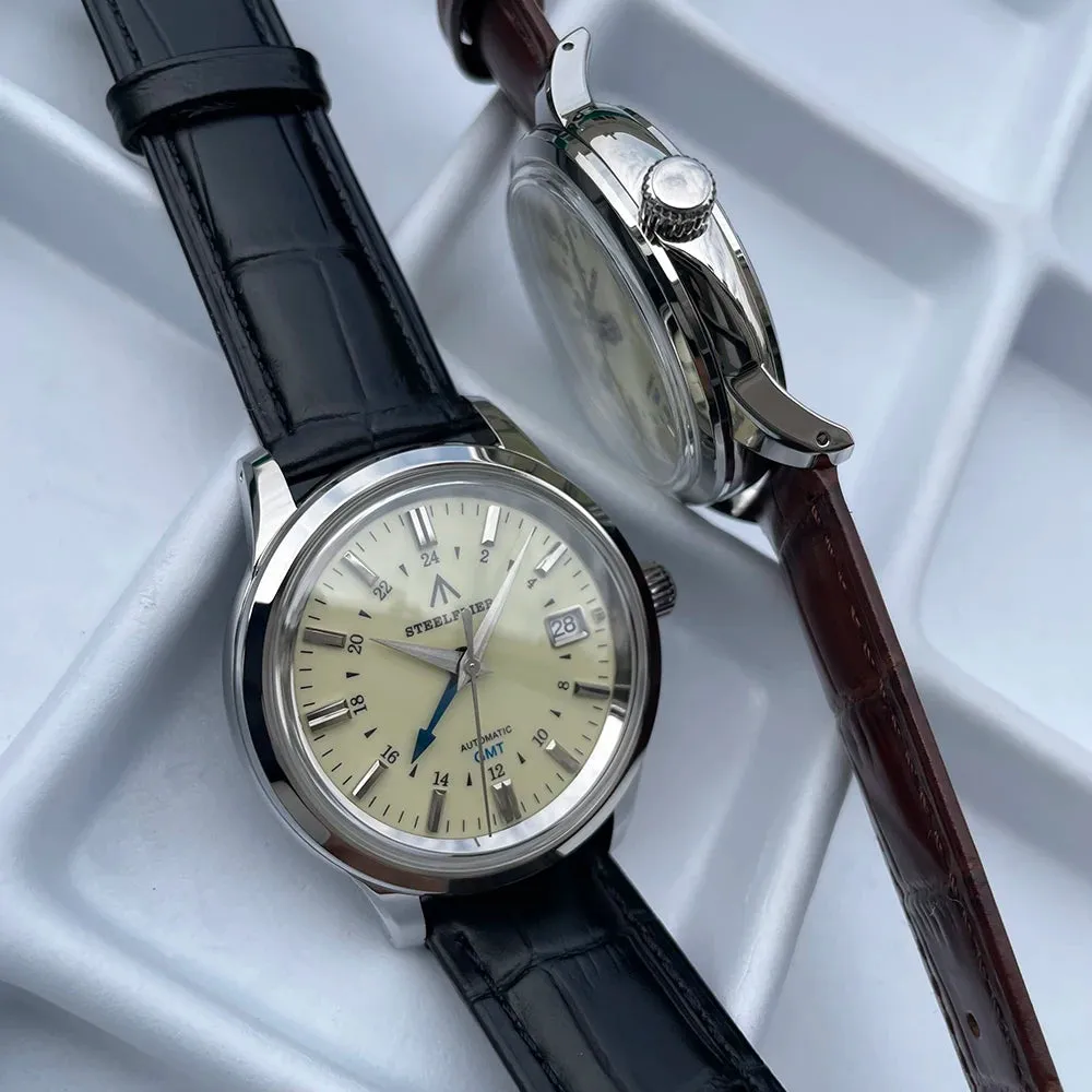 1Steelflier SF791 Elegance Collection NH34 GMT Watch