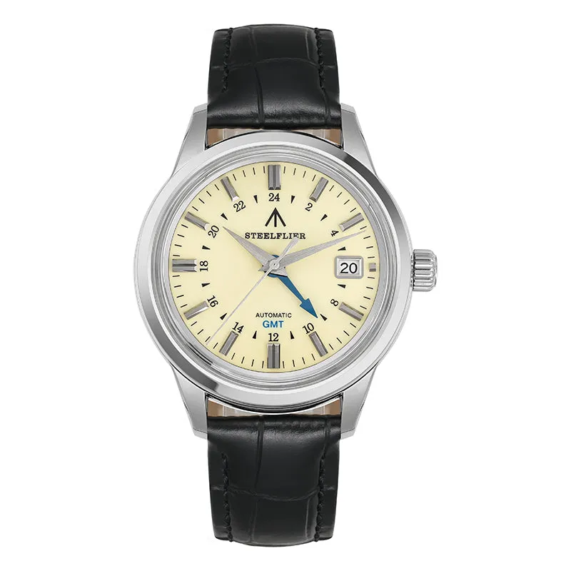 1Steelflier SF791 Elegance Collection NH34 GMT Watch