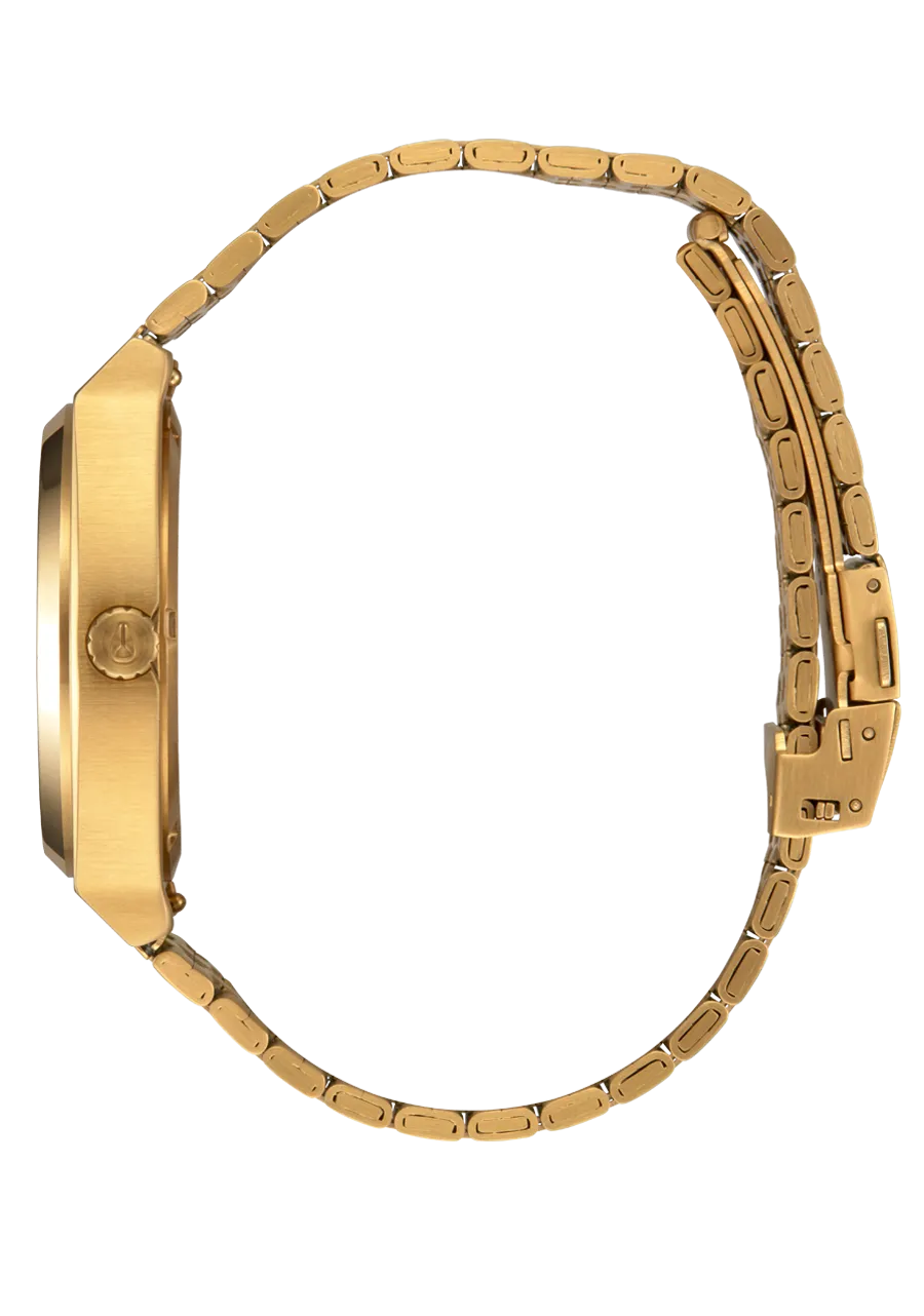 2PAC TIME TELLER Gold Black Watch A1378-513