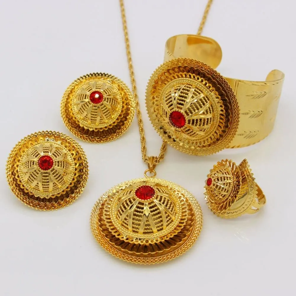Addis Ethiopian Jewelry Set