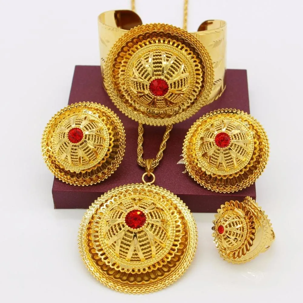 Addis Ethiopian Jewelry Set