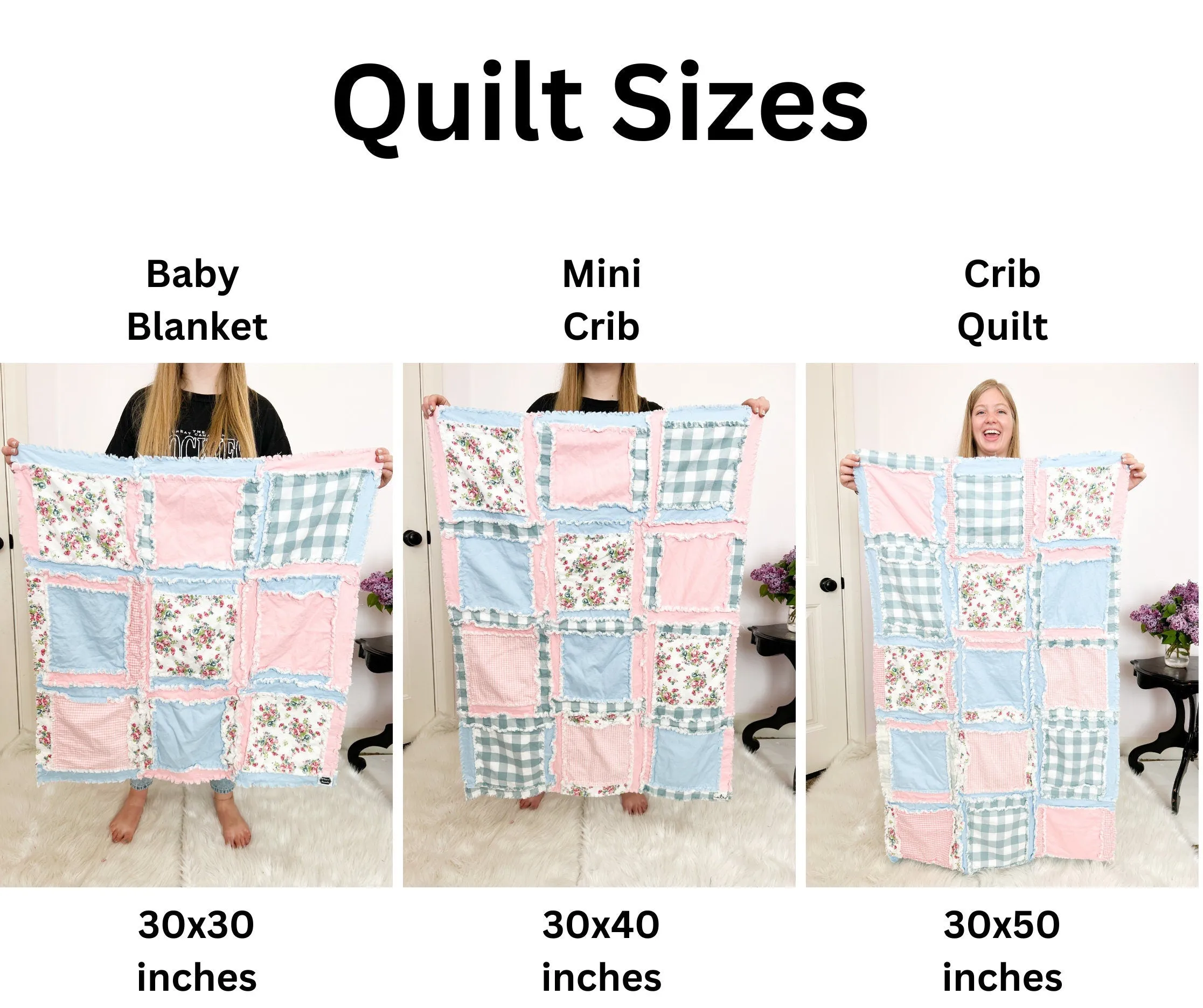 Airplane Quilt Baby Rag Quilt, Boy Crib Bedding Set, Baby Shower Git