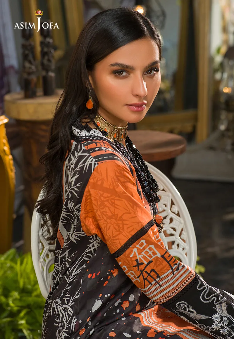 AJPR-29 | Asim Jofa Prints Rania Collection 2022 | Unstitched Embroidered Lawn Suits