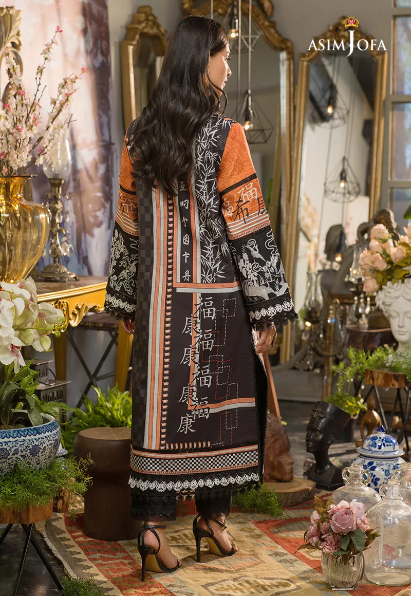 AJPR-29 | Asim Jofa Prints Rania Collection 2022 | Unstitched Embroidered Lawn Suits