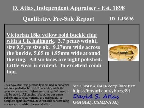 Antique English Buckle Band