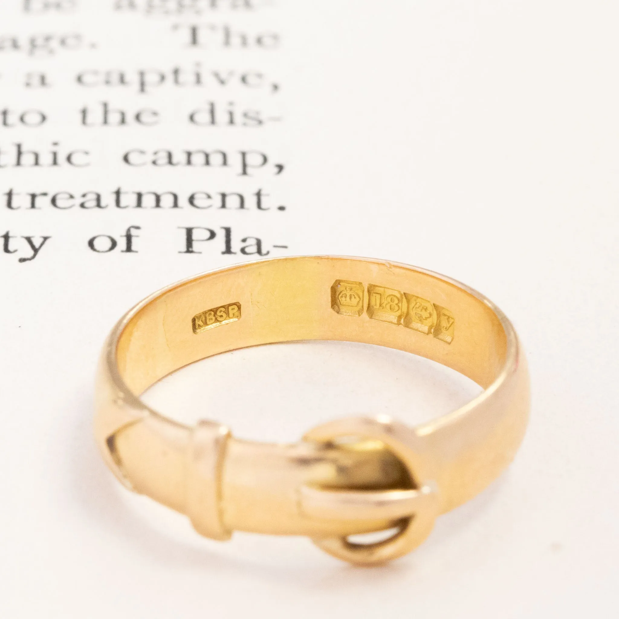 Antique English Buckle Band