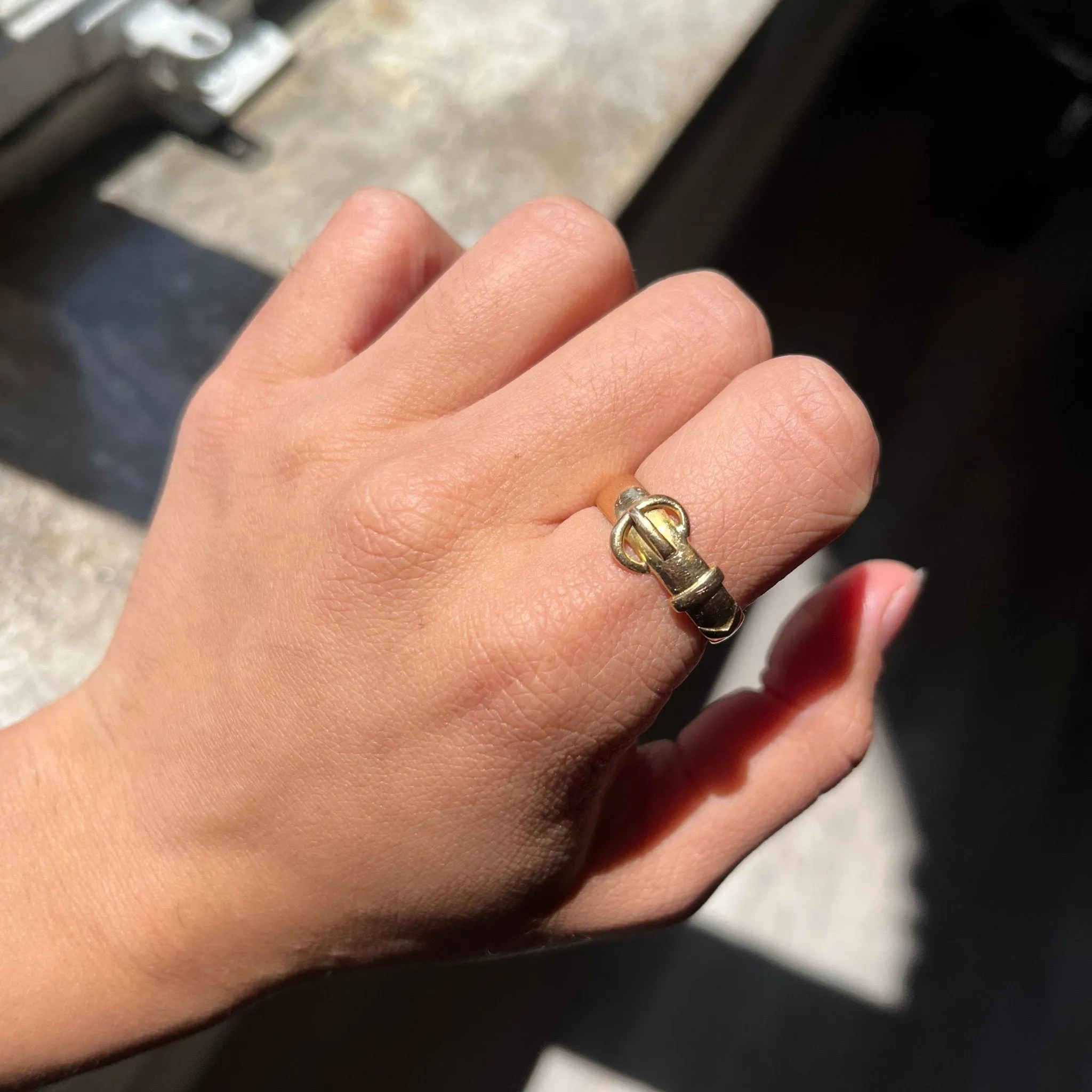 Antique English Buckle Band