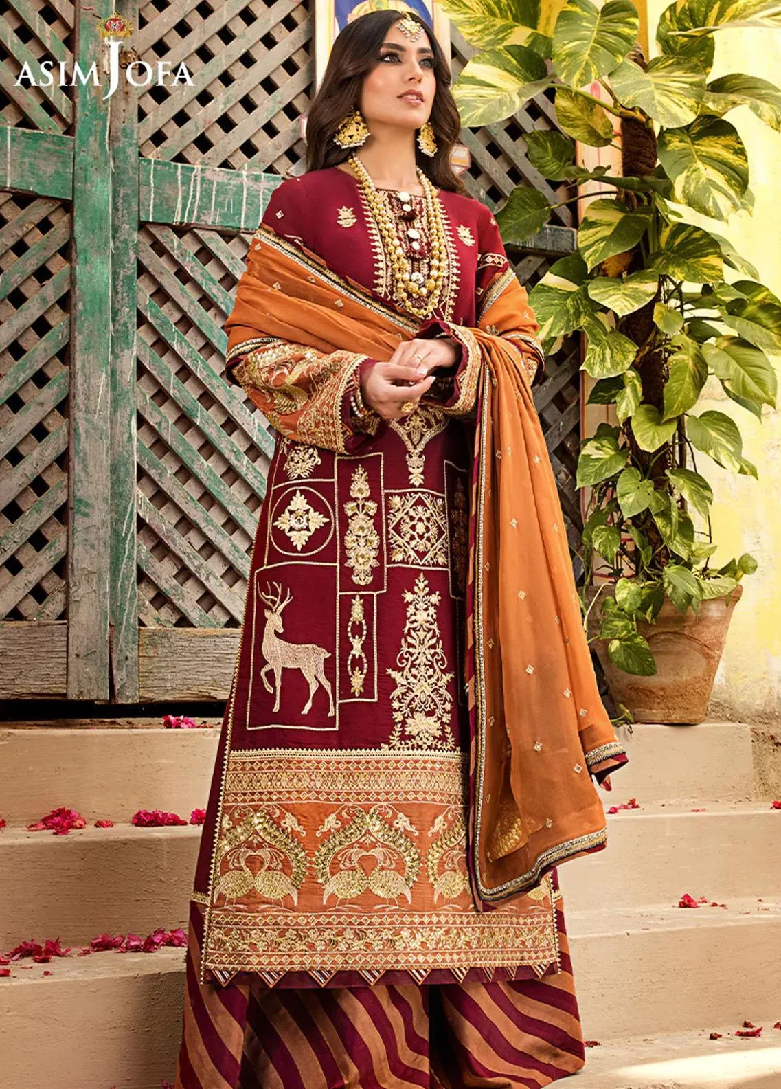 Asim Jofa | Luxury Lawn 2023 | AJLR-11