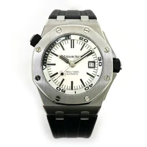 Audemars Piguet Royal Oak Offshore 15710ST.OO.A002CA.02 White Dial Oct 2015