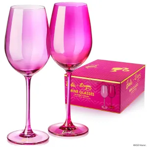 Barbie™ X Dragon Glassware® Wine Glasses
