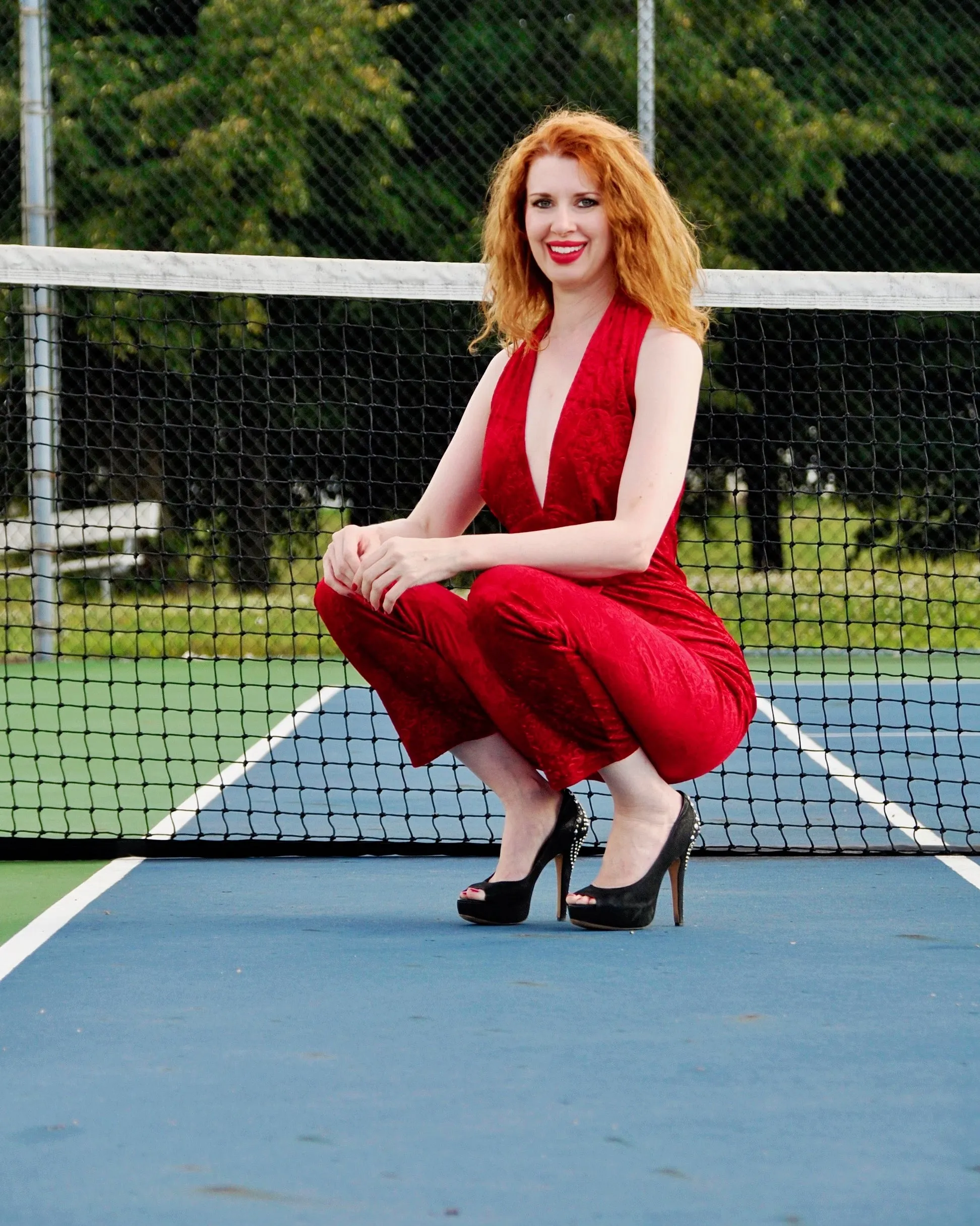 Belle Vie Jumpsuit (Ruby)