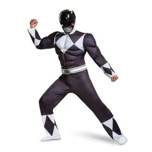 Black Ranger Classic Muscle Adult Costume