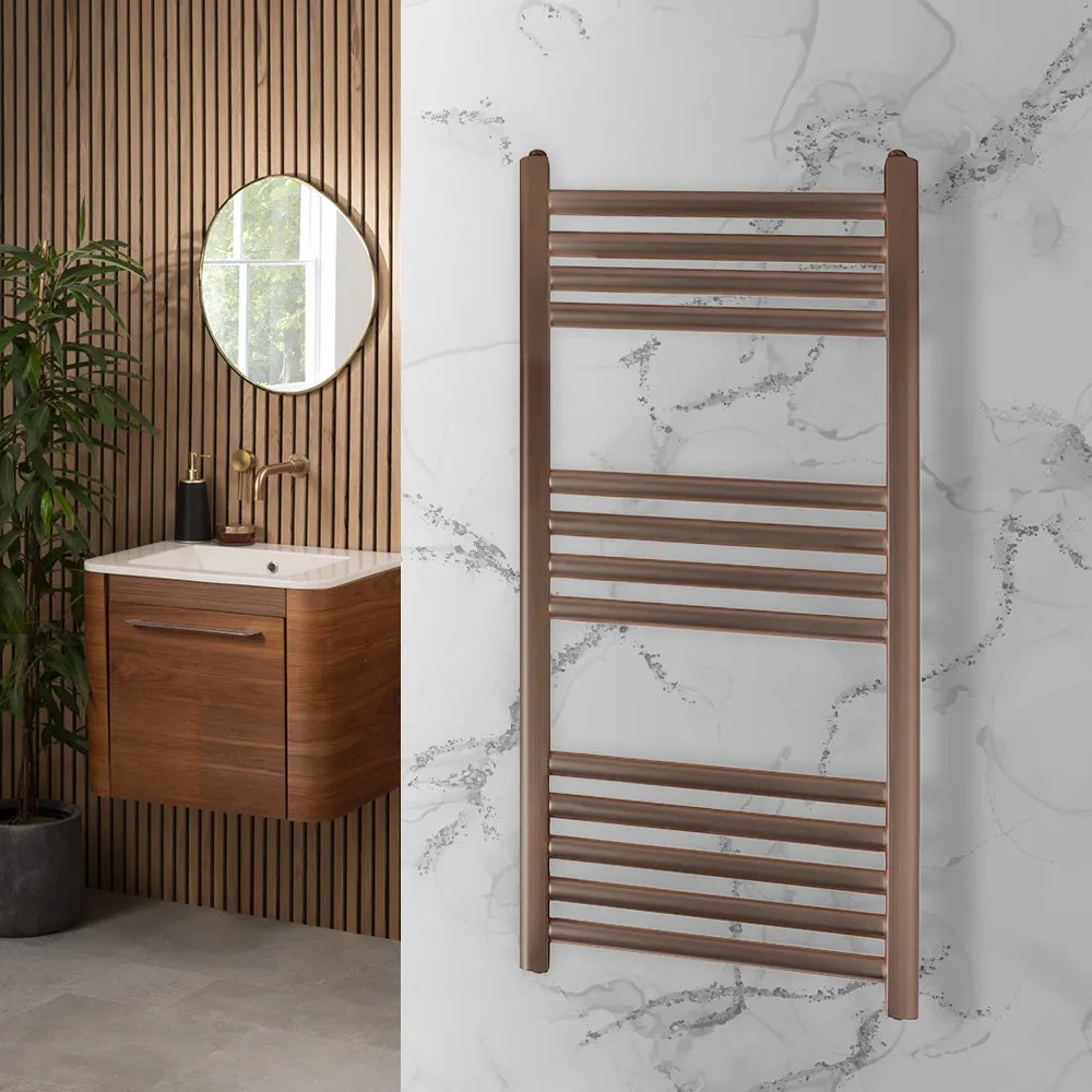 Bronze Towel Rail Radiator - 800mm x 400mm