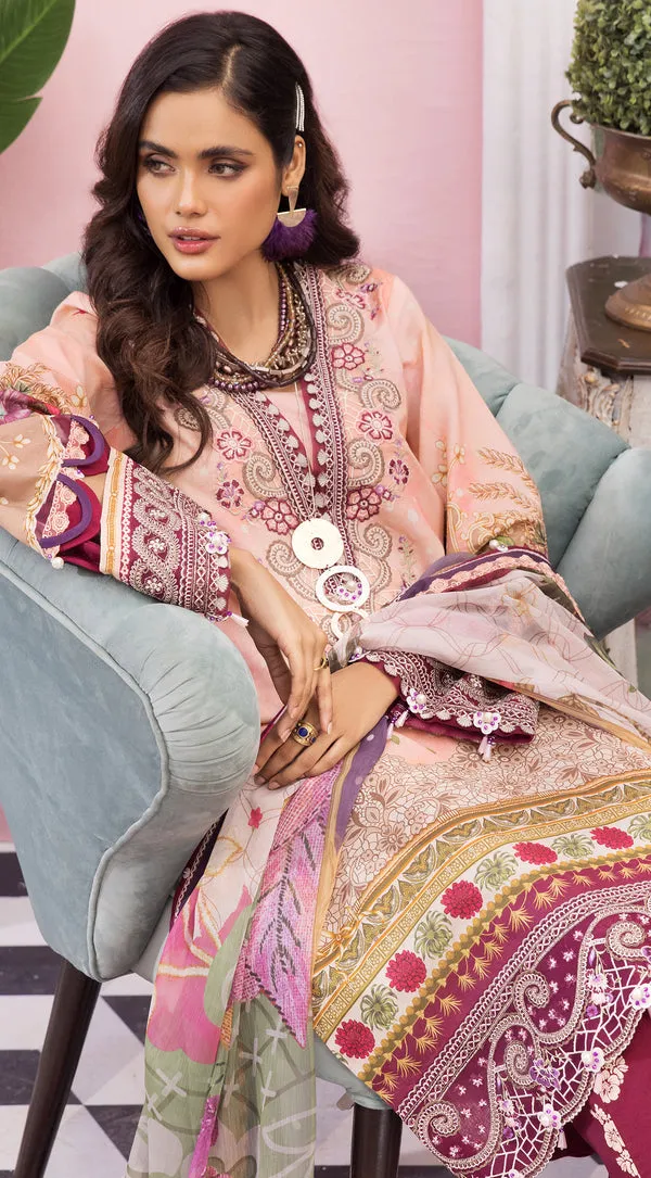 CAROLYN | Anaya VIVA by Kiran Chaudhry Embroidered Lawn '22 | Unstitched Embroidered Lawn Suits