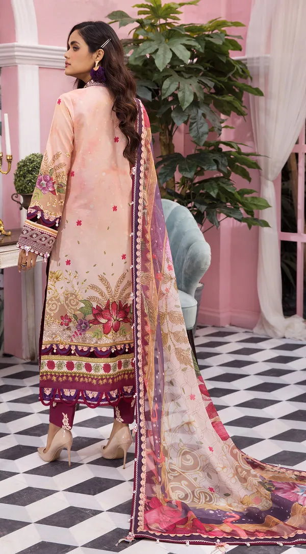 CAROLYN | Anaya VIVA by Kiran Chaudhry Embroidered Lawn '22 | Unstitched Embroidered Lawn Suits