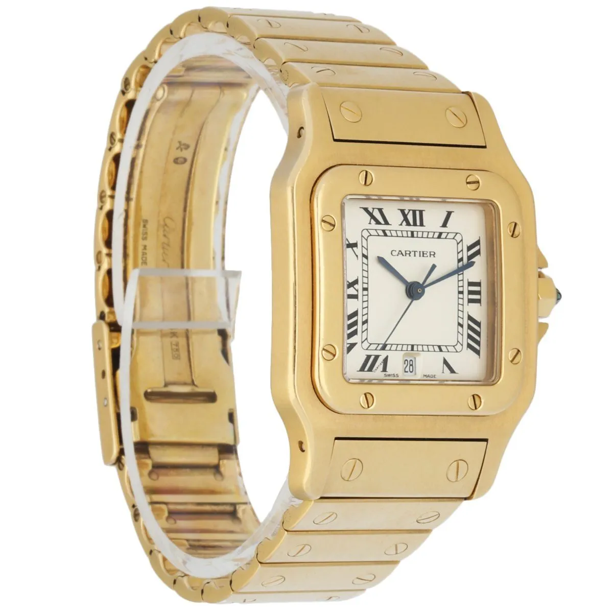 Cartier Santos Galbee 887901 18K Yellow gold Men's Watch