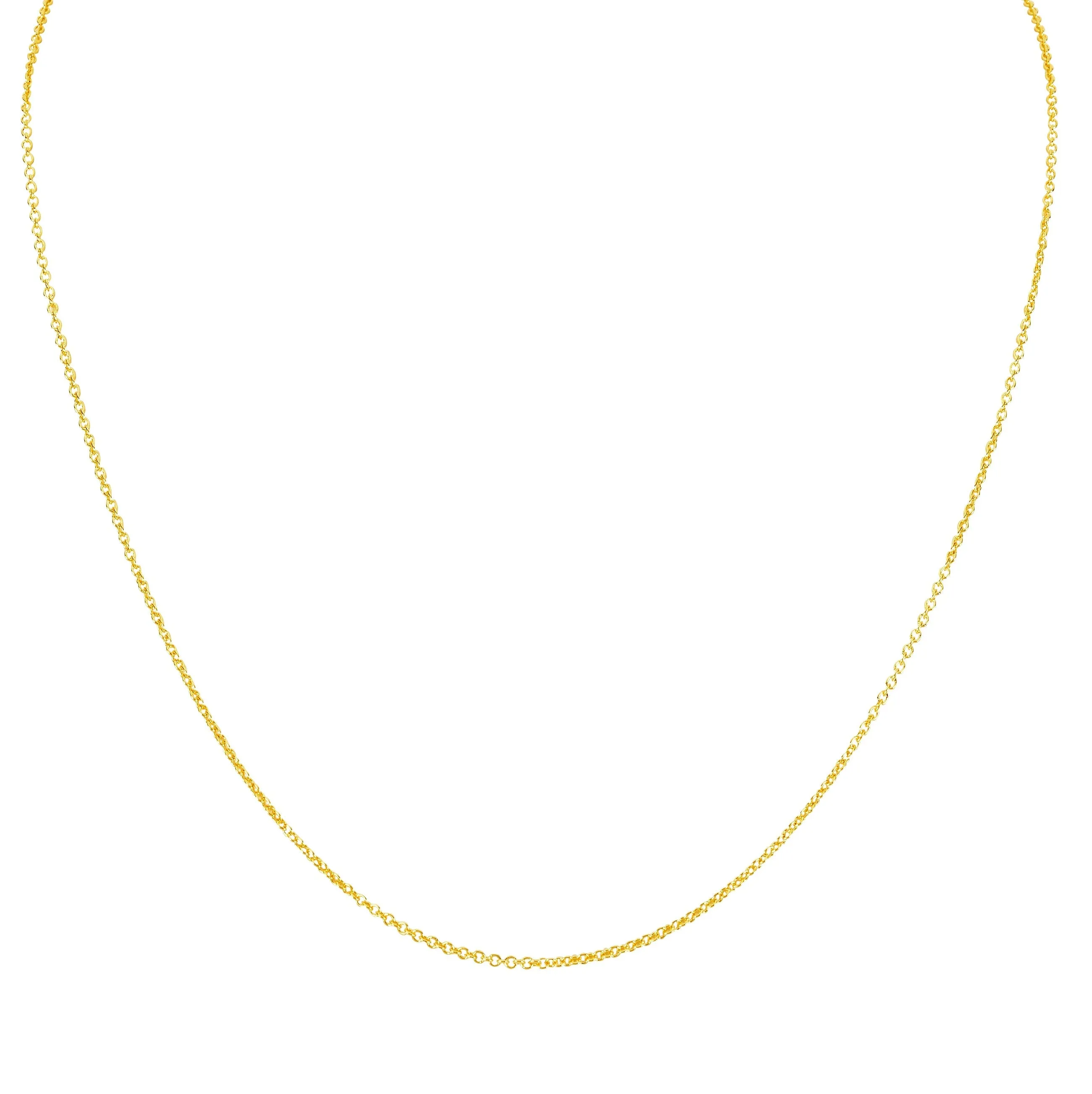 CHAINS: CABLE CHAIN-14KT GOLD