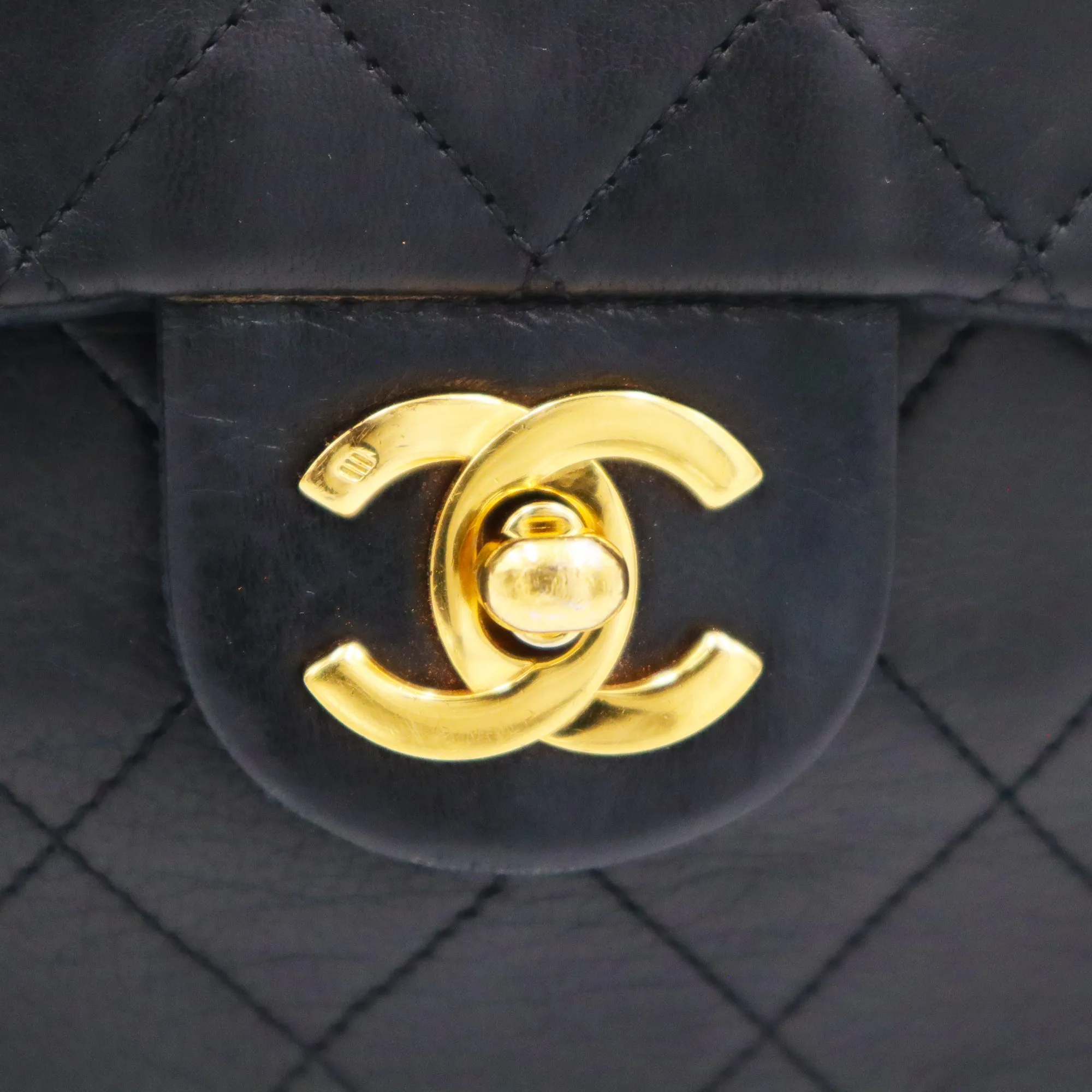 Chanel Quilted Lambskin Classic Flap Mini Chain Shoulder Bag