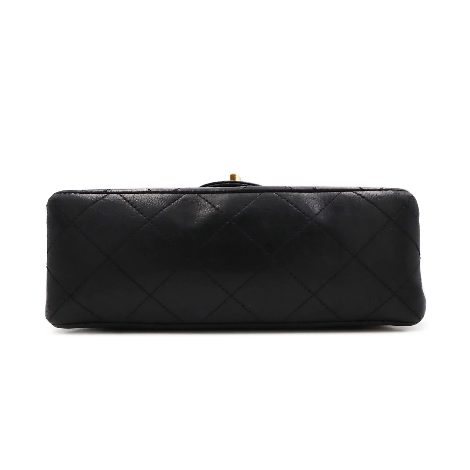 Chanel Quilted Lambskin Classic Flap Mini Chain Shoulder Bag