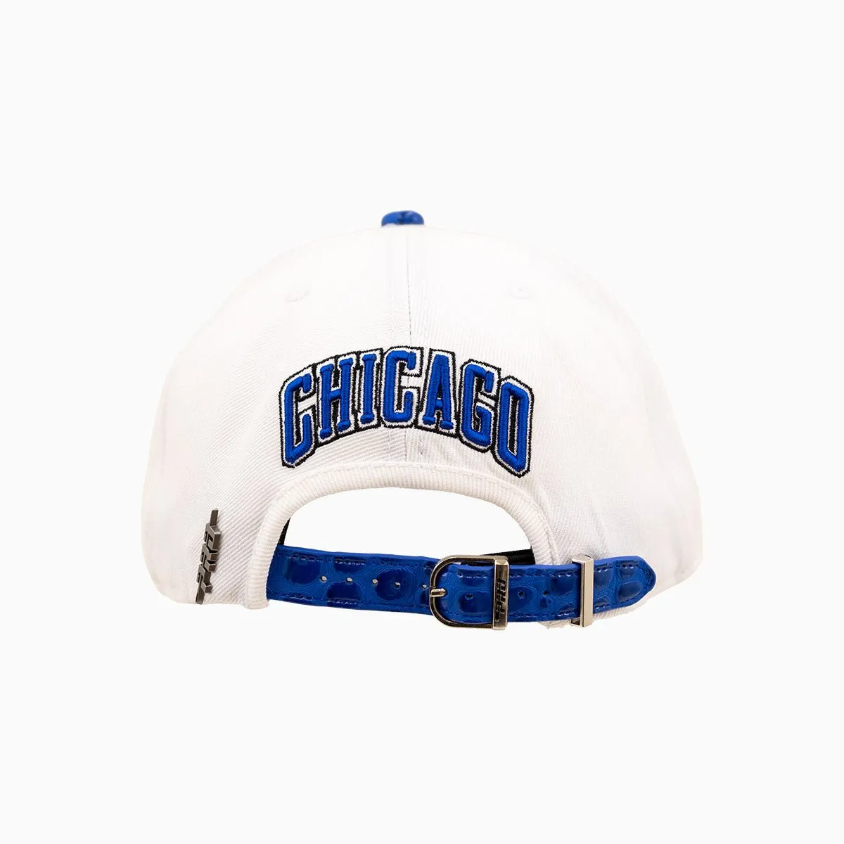 Chicago Bulls NBA Leather Visor Flatbrim Snapback Hat