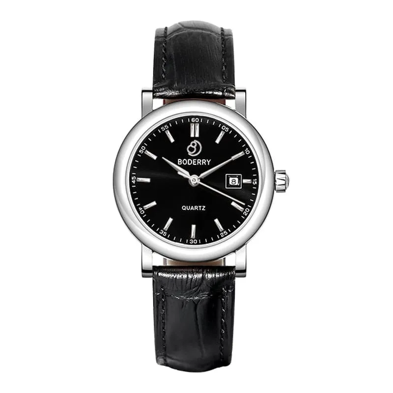 CLASSIC 32MM - Swiss Quartz Movement Watch | Silver & Black