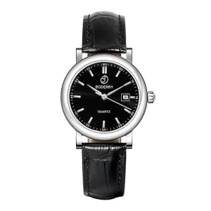 CLASSIC 32MM - Swiss Quartz Movement Watch | Silver & Black