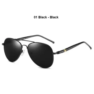 Classic Polarized Sunglasses Men Driving Pilot Sun Glasses Brand Designer Male Vintage Black Sunglasses For Man Women UV400