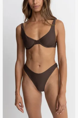 CLASSIC UNDERWIRE TOP - CHOCOLATE