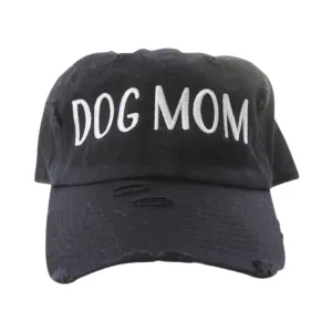 Dapper Dexter Dog Mom Hat - Distressed Black