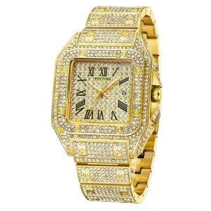Diamond Bling Quartz Luxury Wrist Watch