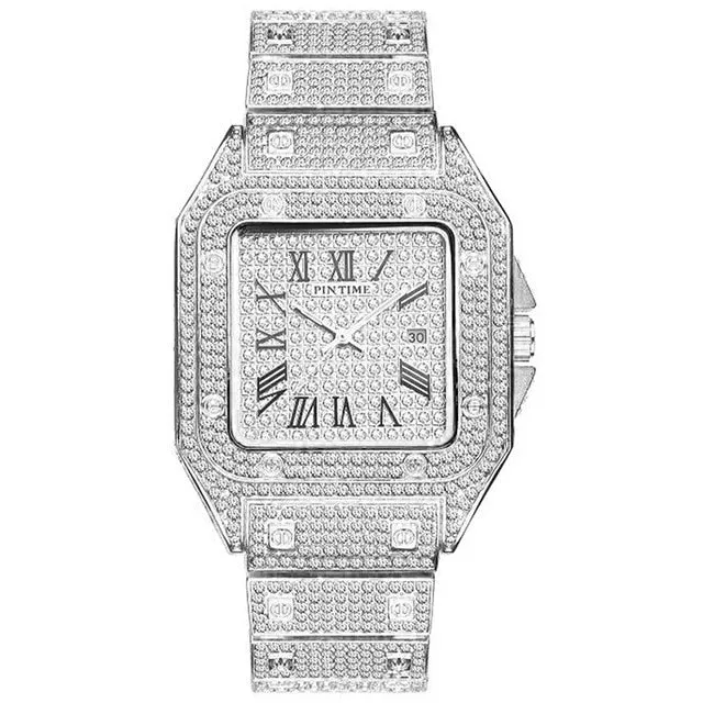 Diamond Bling Quartz Luxury Wrist Watch