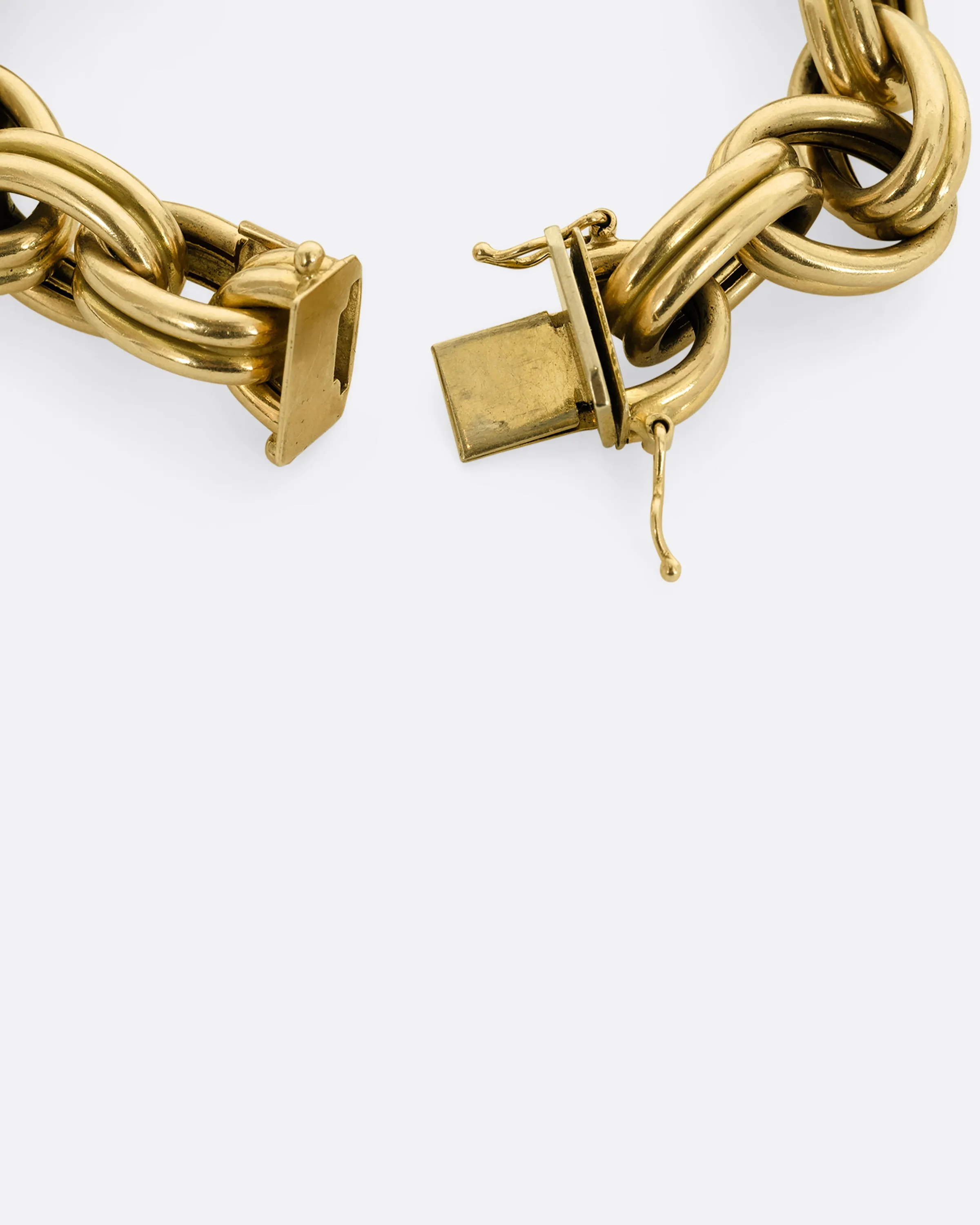 Double Oval Link Chain Bracelet
