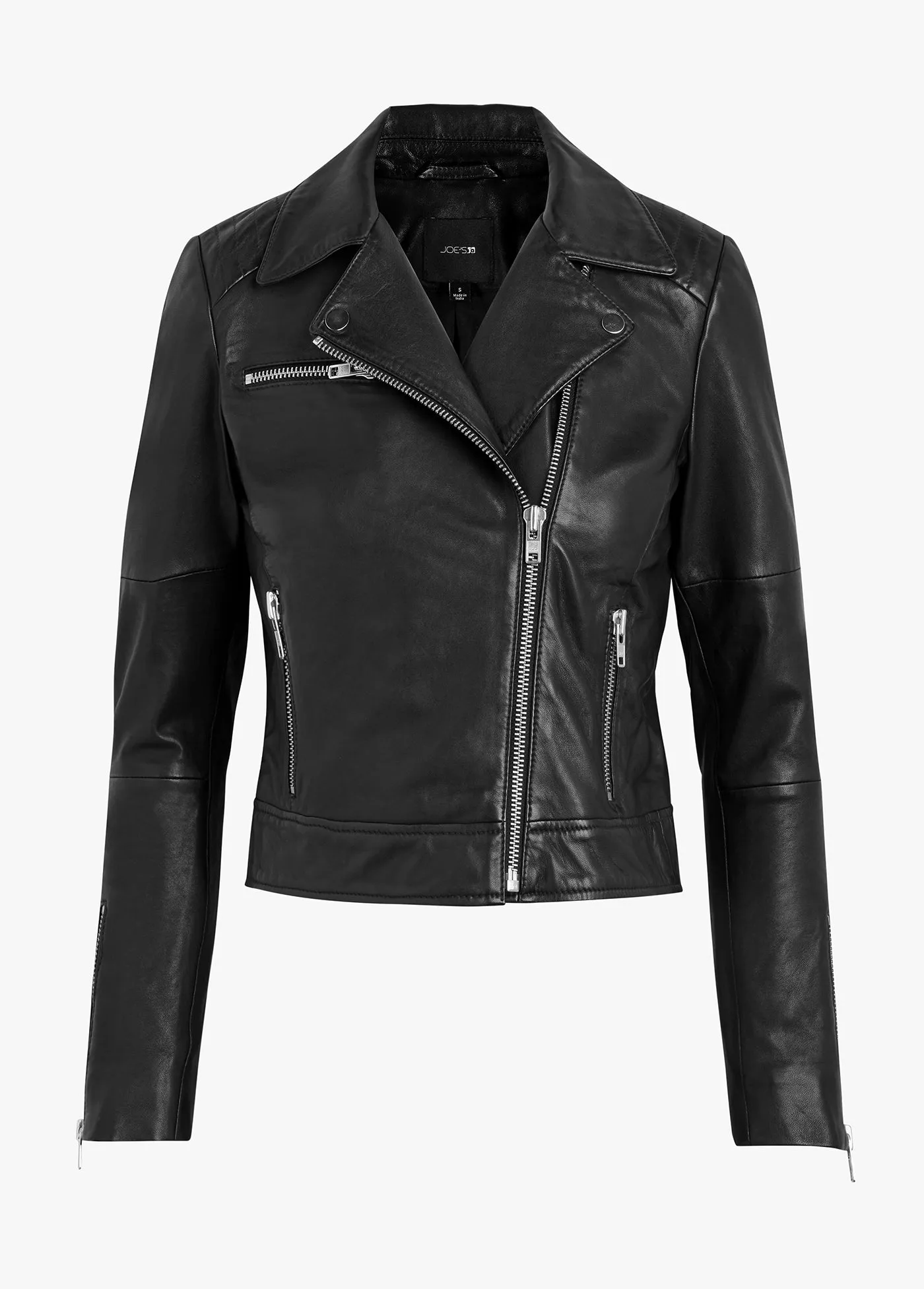 DYLAN LEATHER ZIP MOTO JACKET
