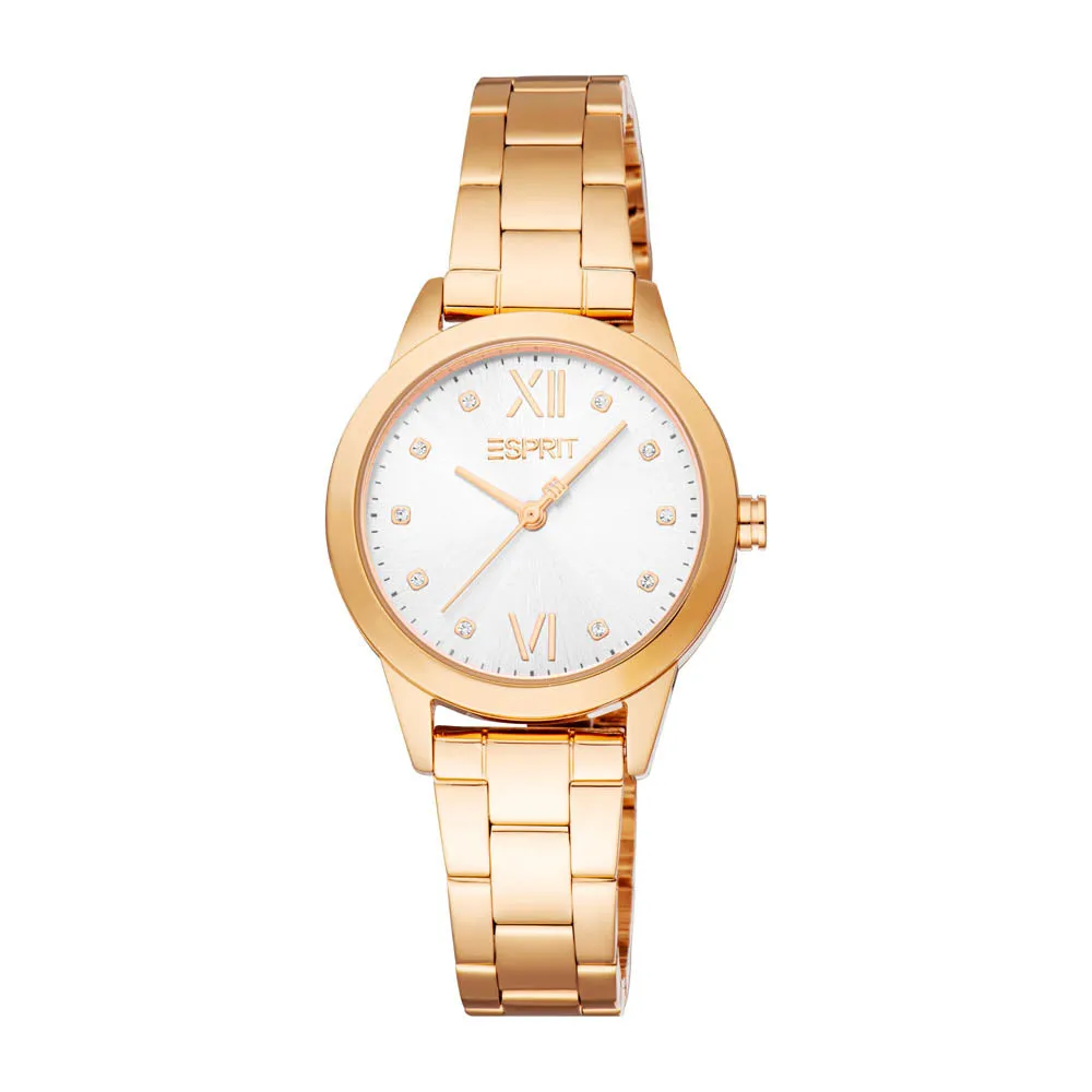 Esprit Women's 30mm Pointy S Fashion Silver Dial Watch