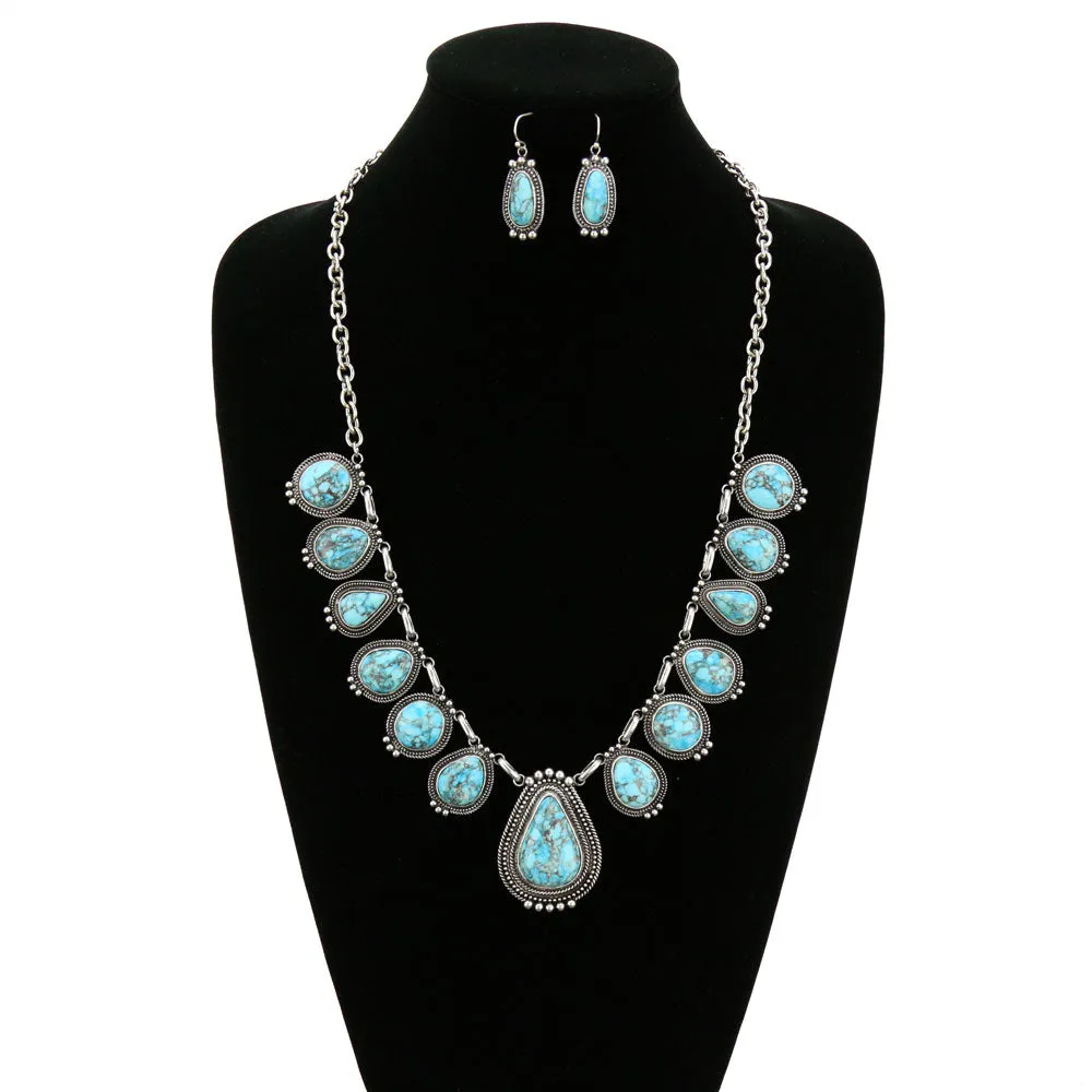 Fashion Squash Blossom with Stones