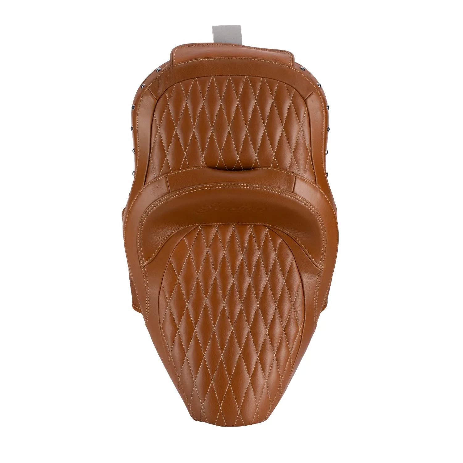 Genuine Leather Extended Reach Heated Touring Seat - 2882423-06