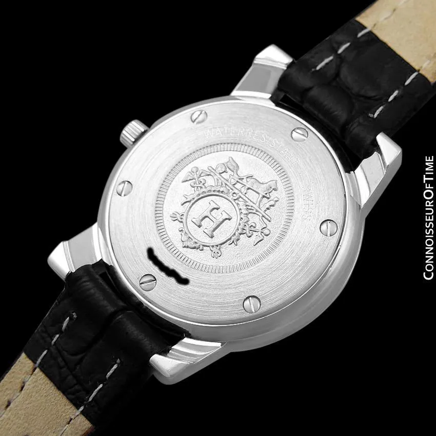 Hermes Carrick Ladies Watch - Stainless Steel & 18K Gold
