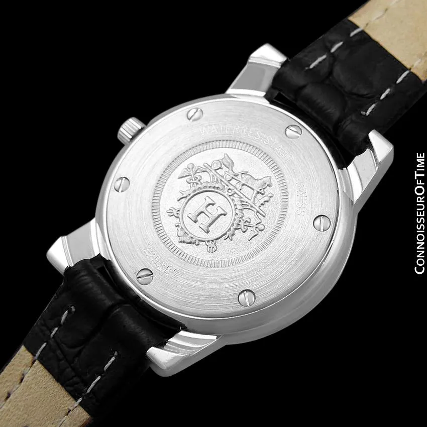 Hermes Carrick Ladies Watch - Stainless Steel & 18K Gold
