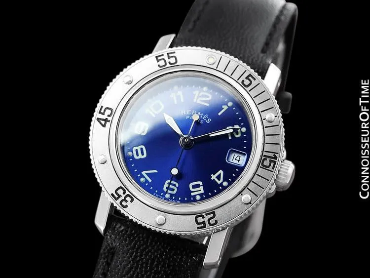 Hermes Ladies Clipper Diver Quartz Watch - Stainless Steel