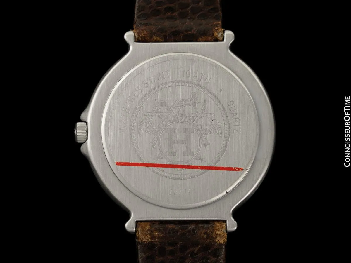 Hermes Mens Full Size Captain Nemo Quartz Divers Watch - Stainless Steel & 18K Gold Plated