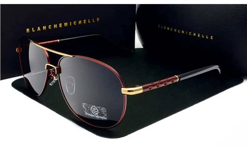 High Quality Sunglasses Men Polarized UV400 Driving Sun Glasses Mens Vintage Anti-glare Sunglass 2020 okulary oculos With Box